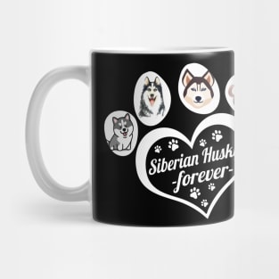 Siberian Husky forever Mug